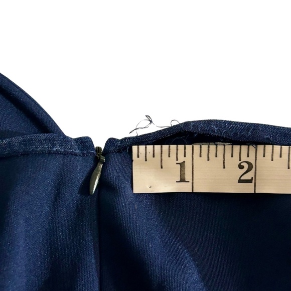 NWT Missguided Strapless Maxi Dress in Navy, Size 8 - Picture 7 of 11